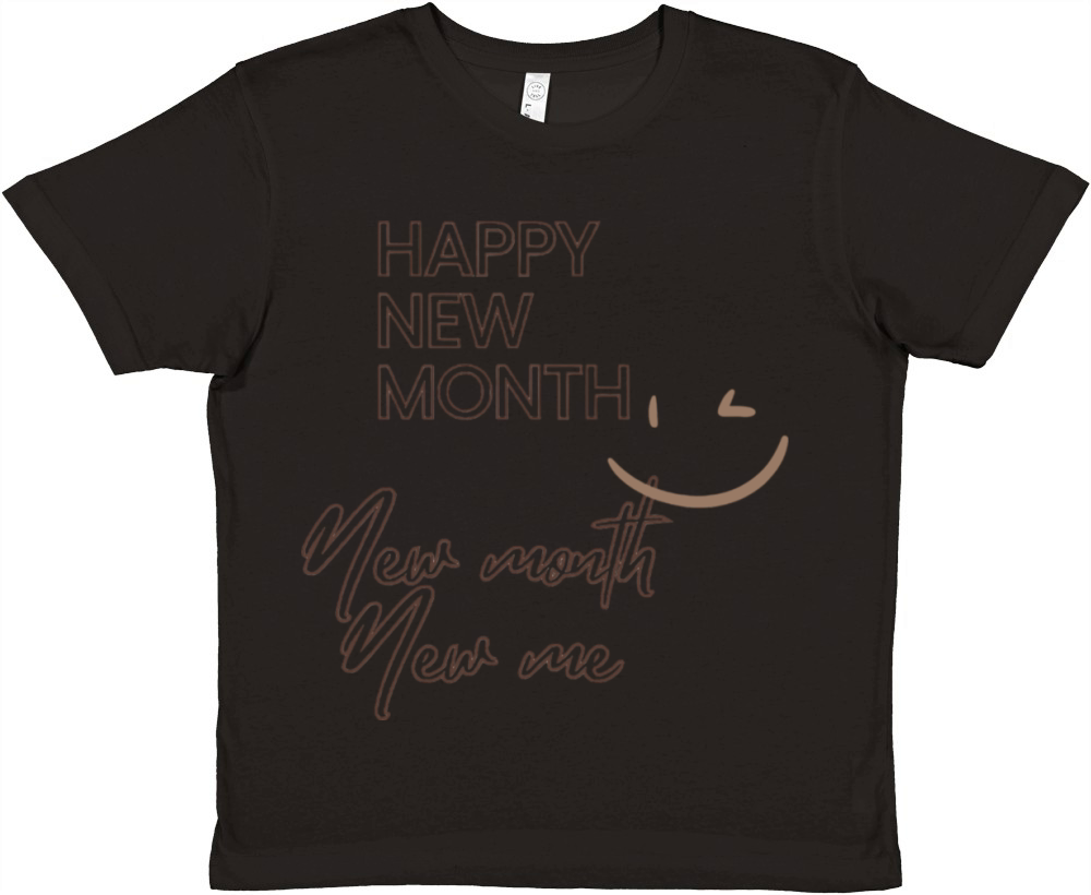 Happy New Month Premium Kids Crewneck T-shirt