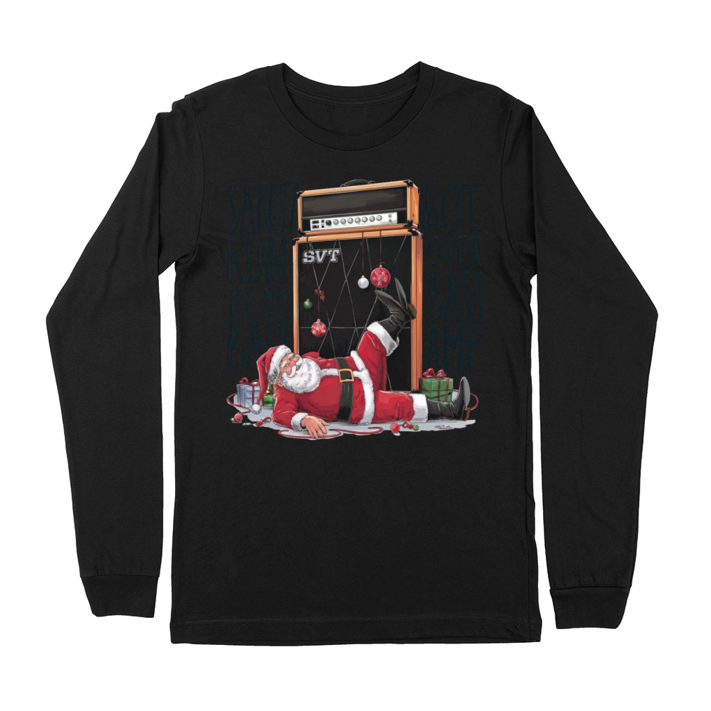Santa got runover by my bass amp Premium Long Sleeve