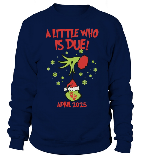 Little Who Is Due Vintage Witch Xmas Retro Santa Sweatshirt Unisex