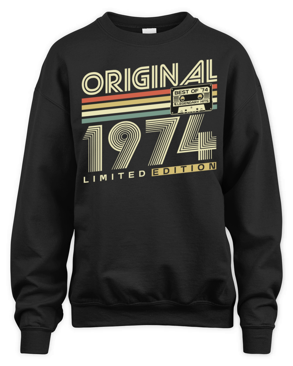 Original 1974 Vintage Retro 50th birthday Unisex Premium Crewneck Sweatshirt