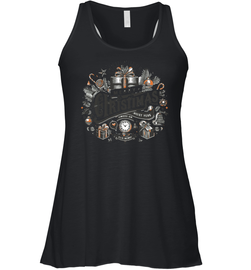 Wrapped in Holiday Cheer Women's Flowy Tank Top