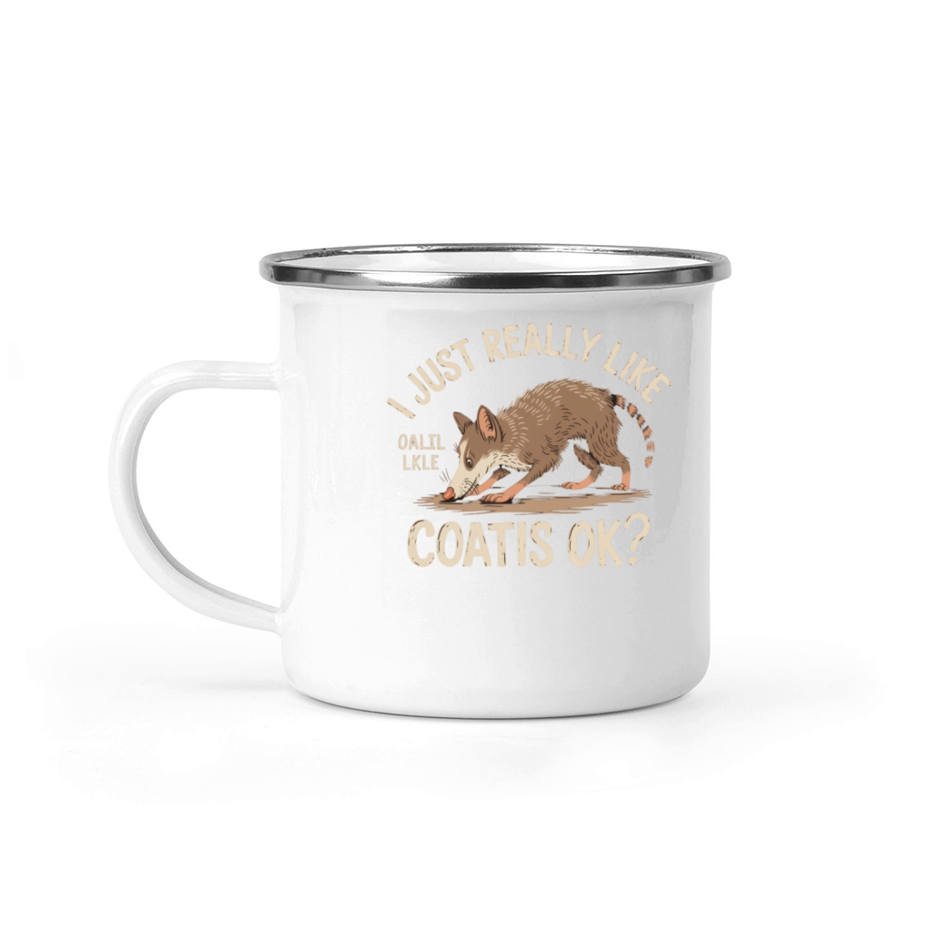 Funny Coati Lover Unique Animal Quote Camping Mug
