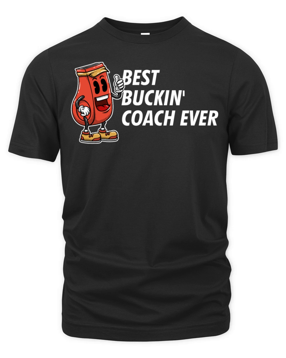 Best Buckin Coach Ever Funny Coaching Humor Mentor Organic Unisex T-shirt
