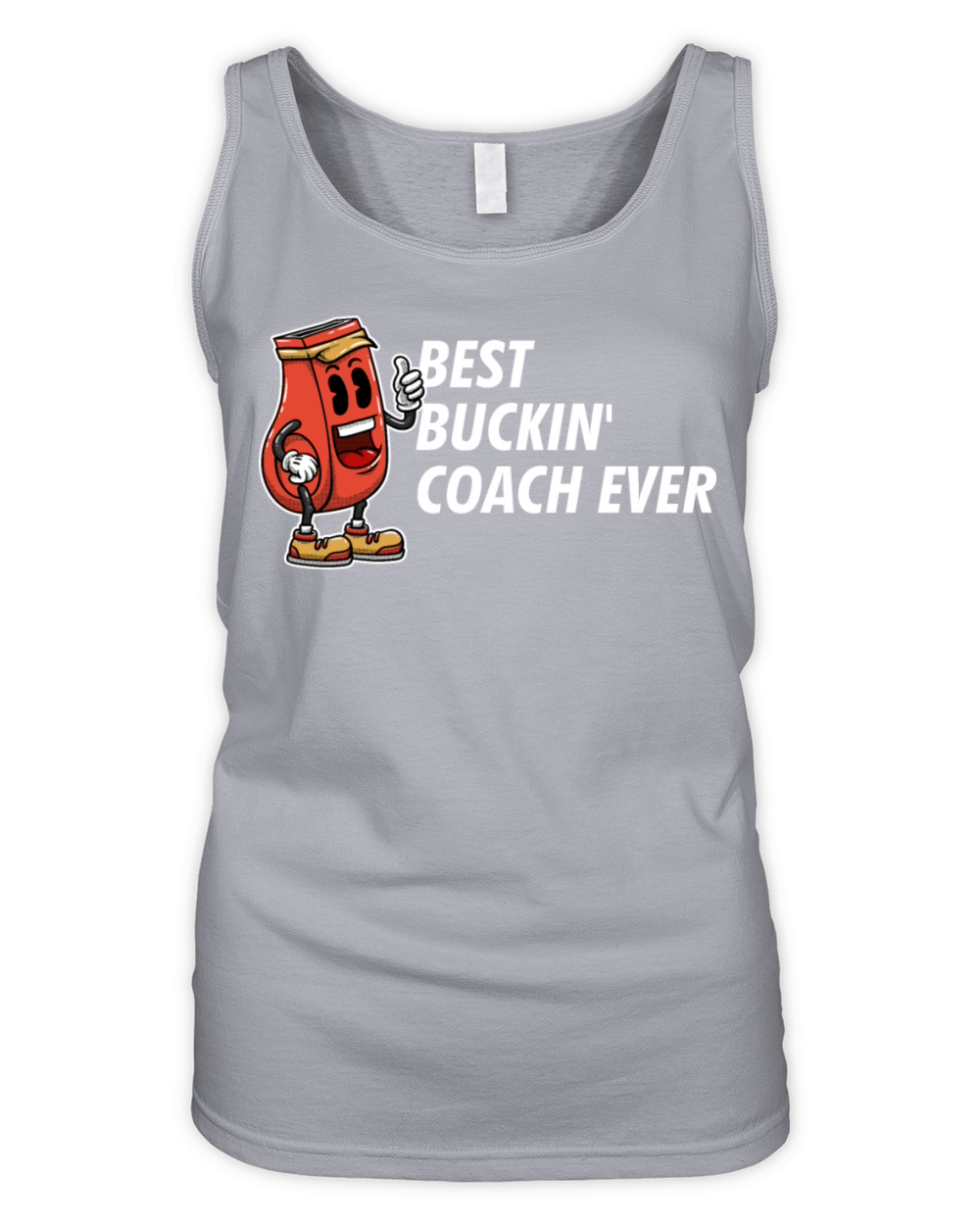Best Buckin Coach Ever Funny Coaching Humor Mentor Organic Women's Tank Top