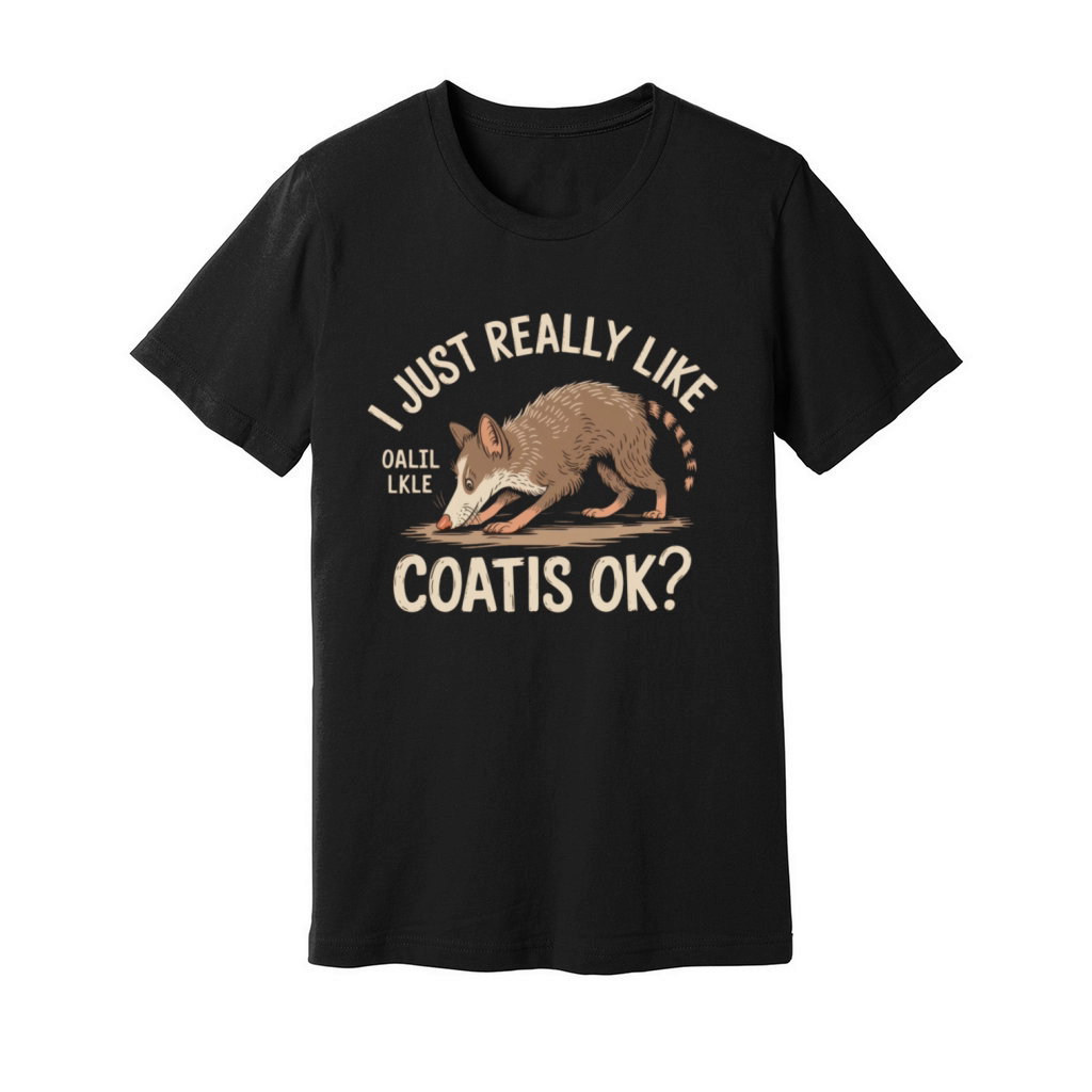 Funny Coati Lover Unique Animal Quote Unisex Jersey Tee