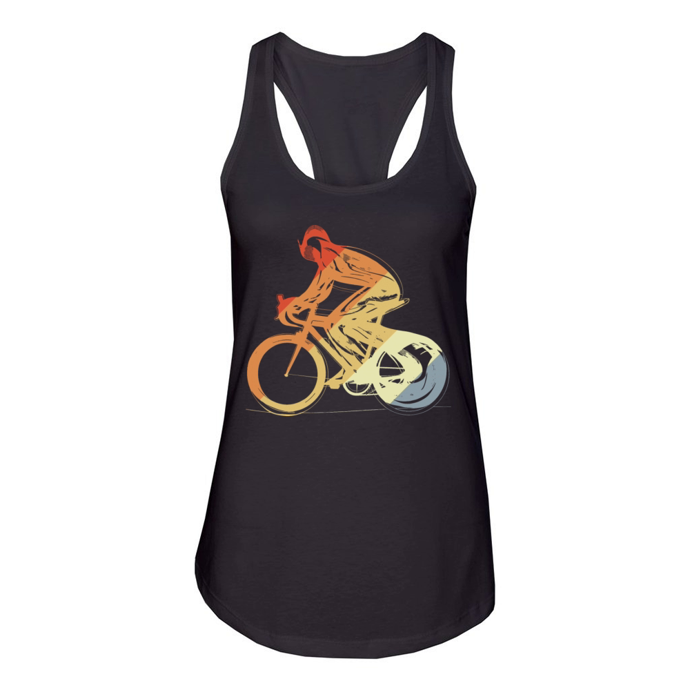 Cyclist Vintage Look Women's Racerback Tank