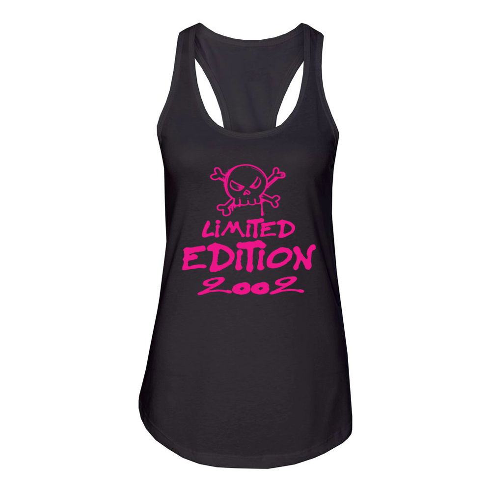 Limited Edition 2002 Birthday 2002 Born Women's Racerback Tank