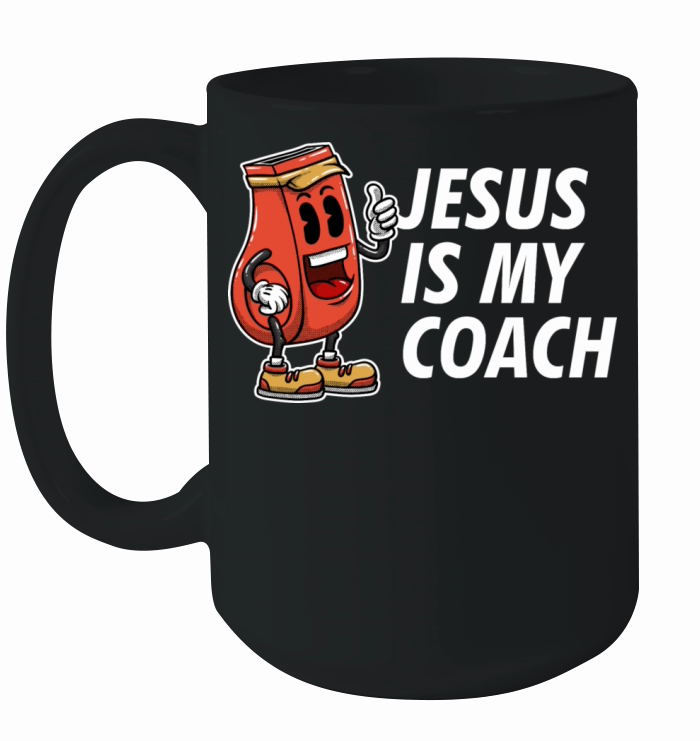 Jesus Is My Coach Christian Inspirational Quotes Ceramic Mug