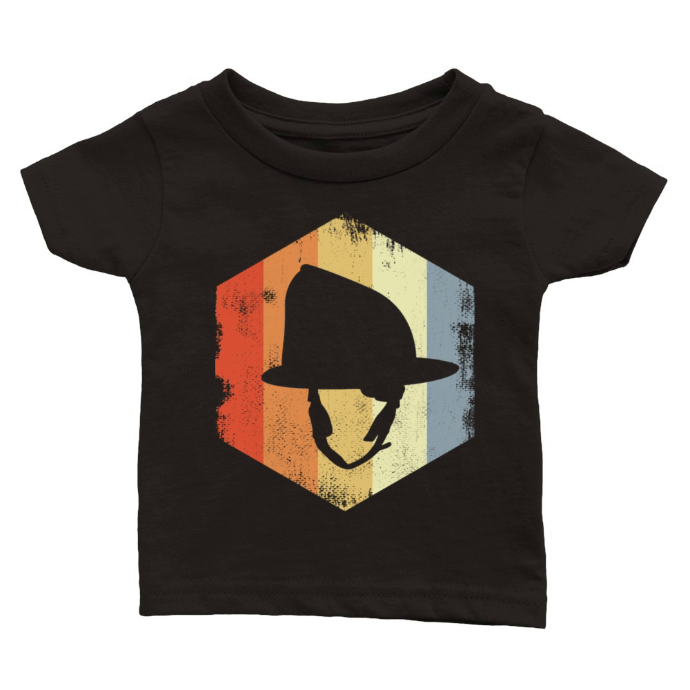 Vintage Firefighting Helmet Classic Baby Crewneck T-shirt