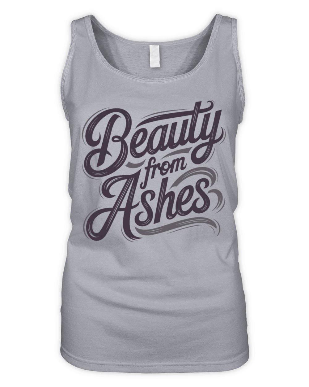 "Be a Light" Inspirational Sunburst Organic Women's Tank Top