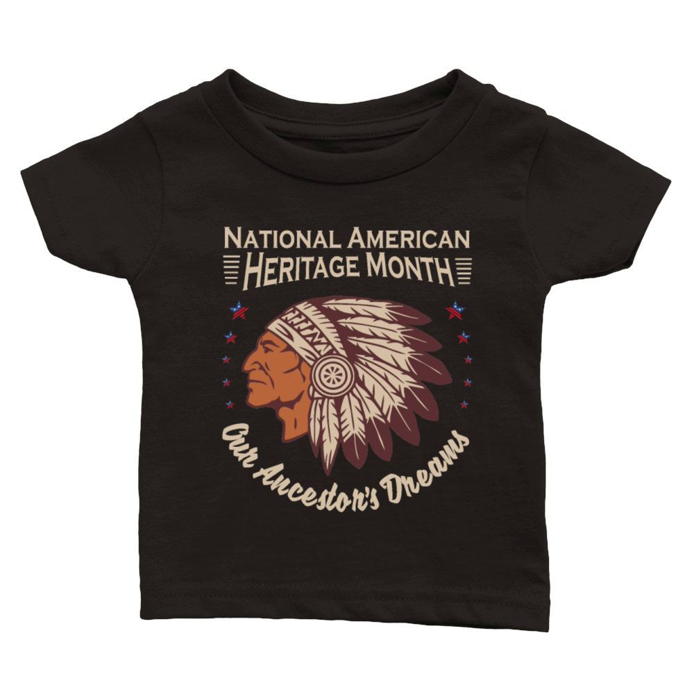 National American Heritage Month Commemorative Classic Baby Crewneck T-shirt