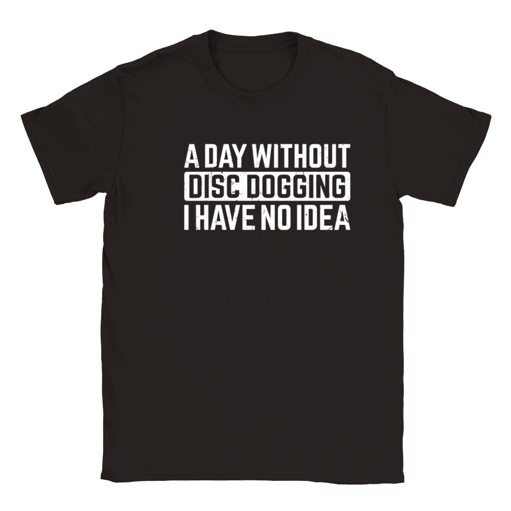 A day without Disc dogging I have no idea - Disc d Classic Kids Crewneck T-shirt