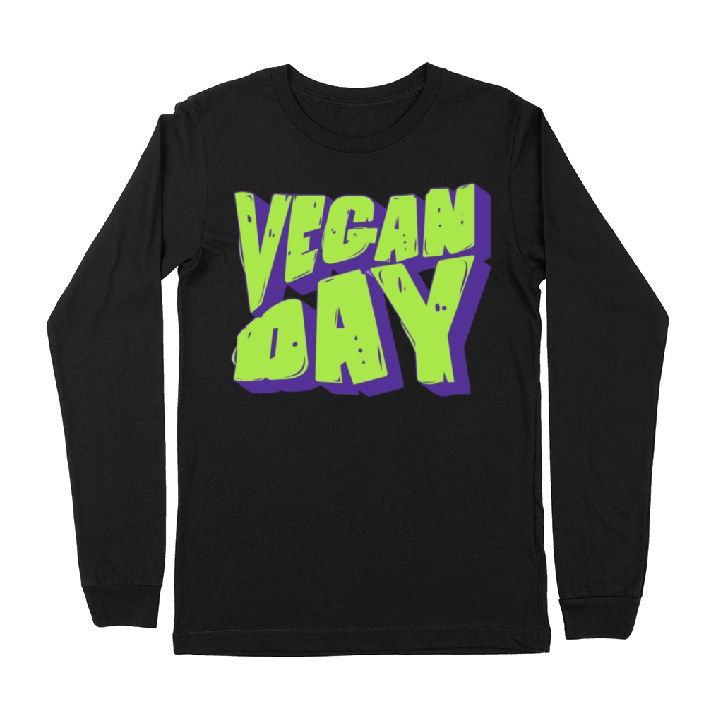 Celebrate World Vegan Day Premium Long Sleeve