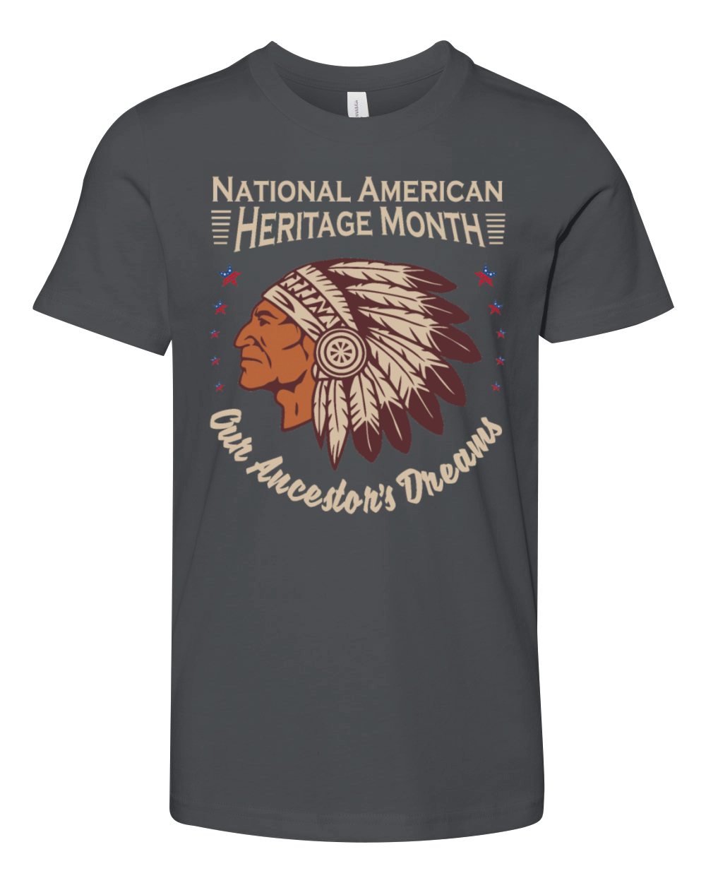 National American Heritage Month Commemorative Youth Unisex Jersey Tee