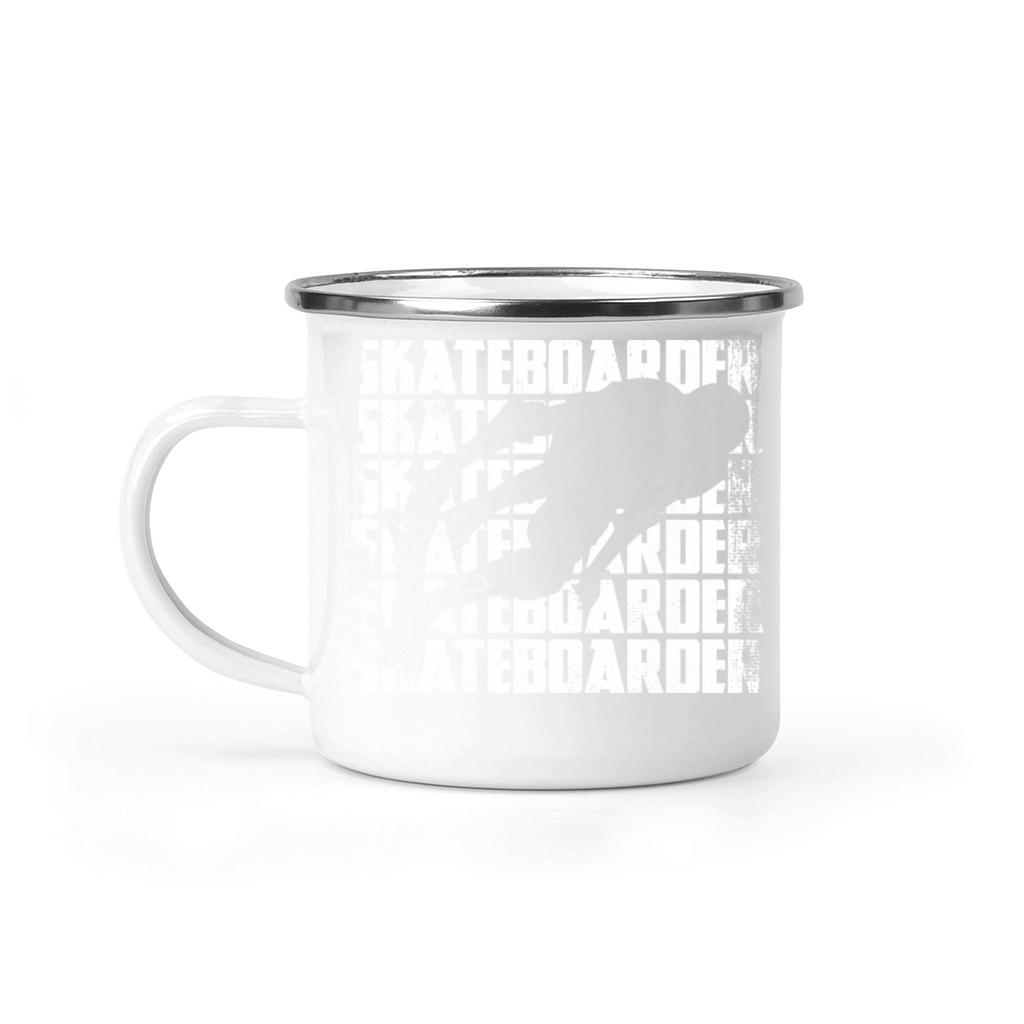 Funny Skateboarder Camping Mug
