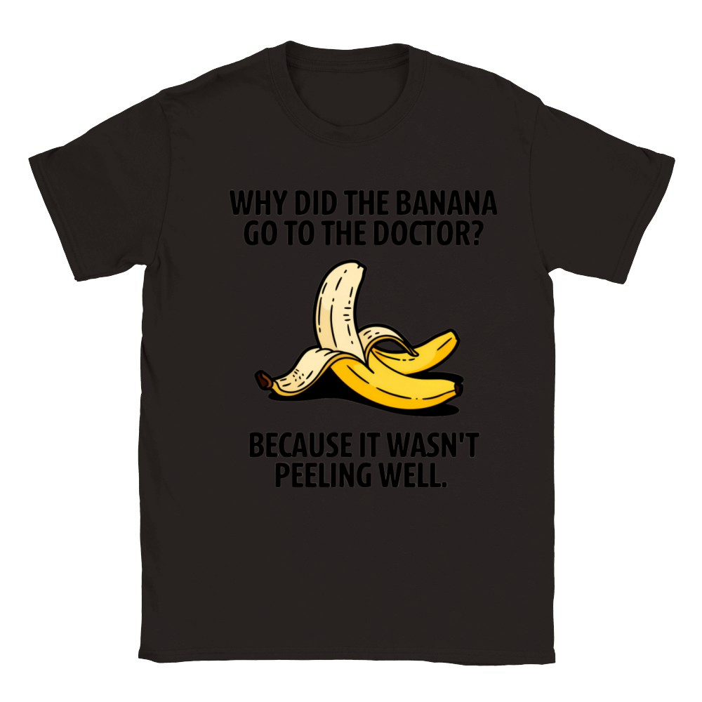 Funny Banana Pun Classic Kids Crewneck T-shirt