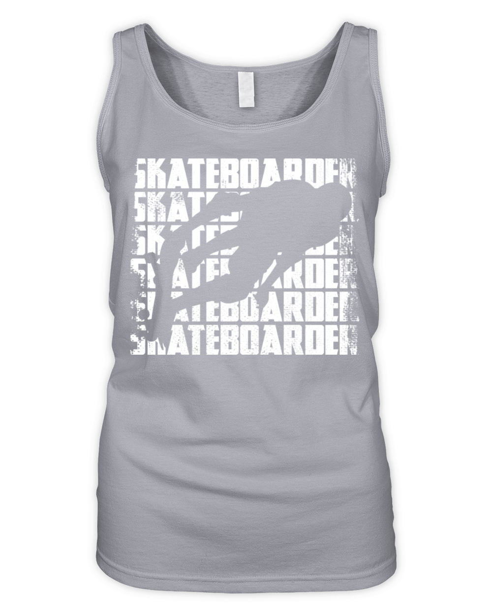 Funny Skateboarder Organic Women's Tank Top