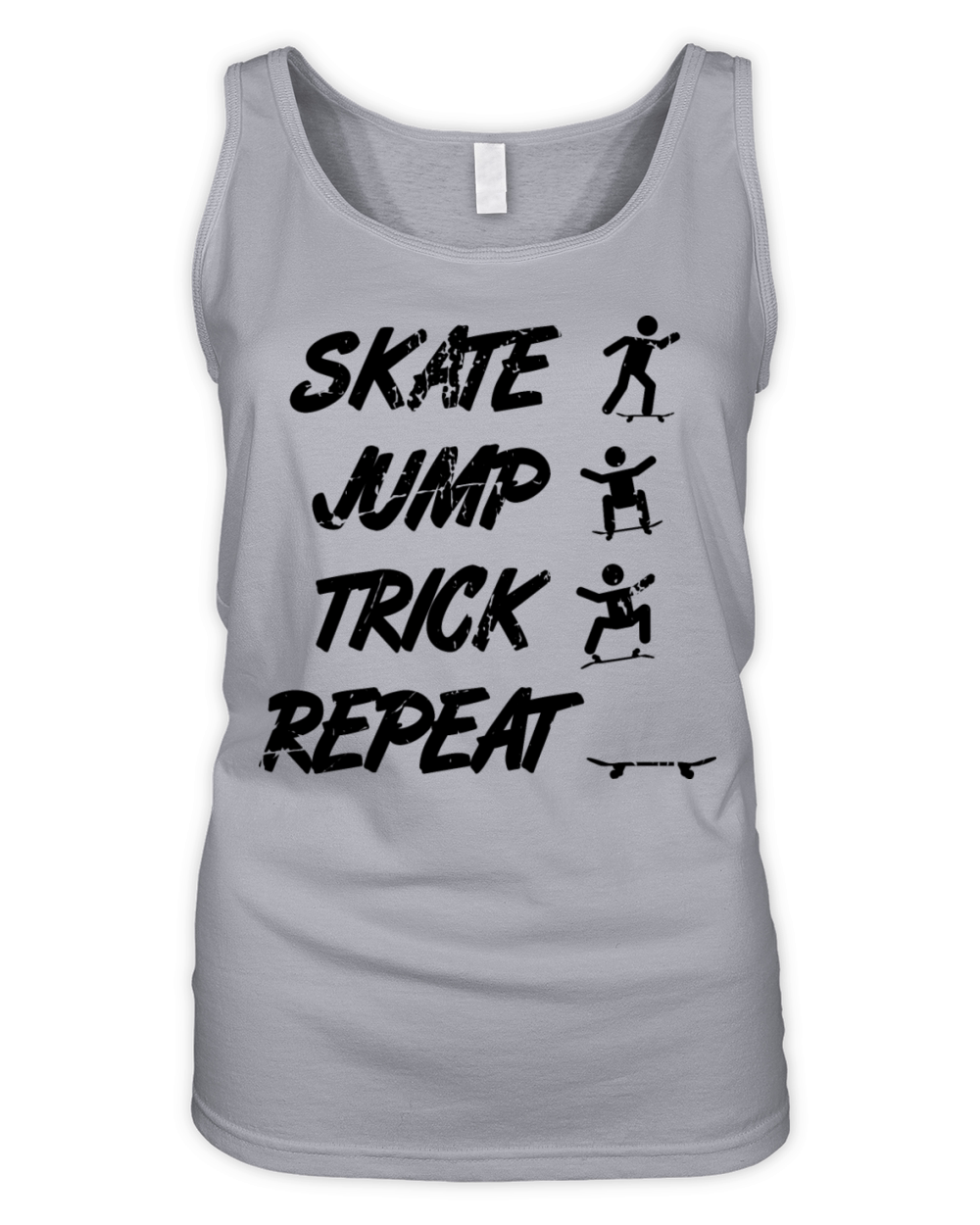Skateboarder Quote Organic Women's Tank Top