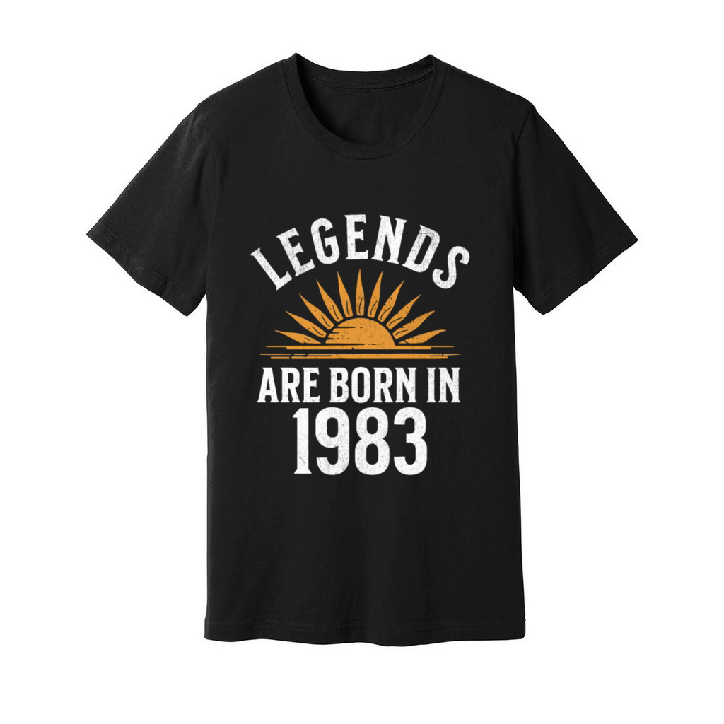 Legends were born in 1983 - gift idea Unisex Jersey Tee