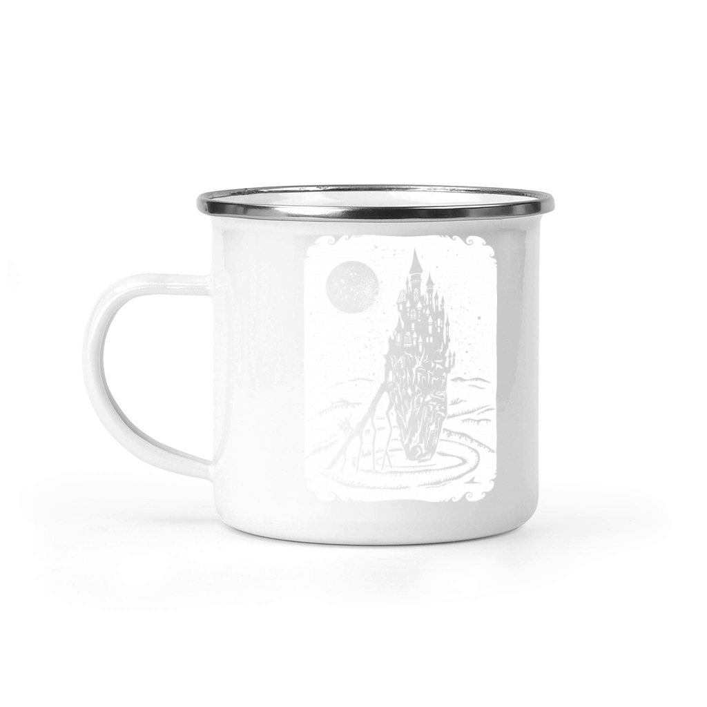 Vintage Fairy tail Castle sea Camping Mug