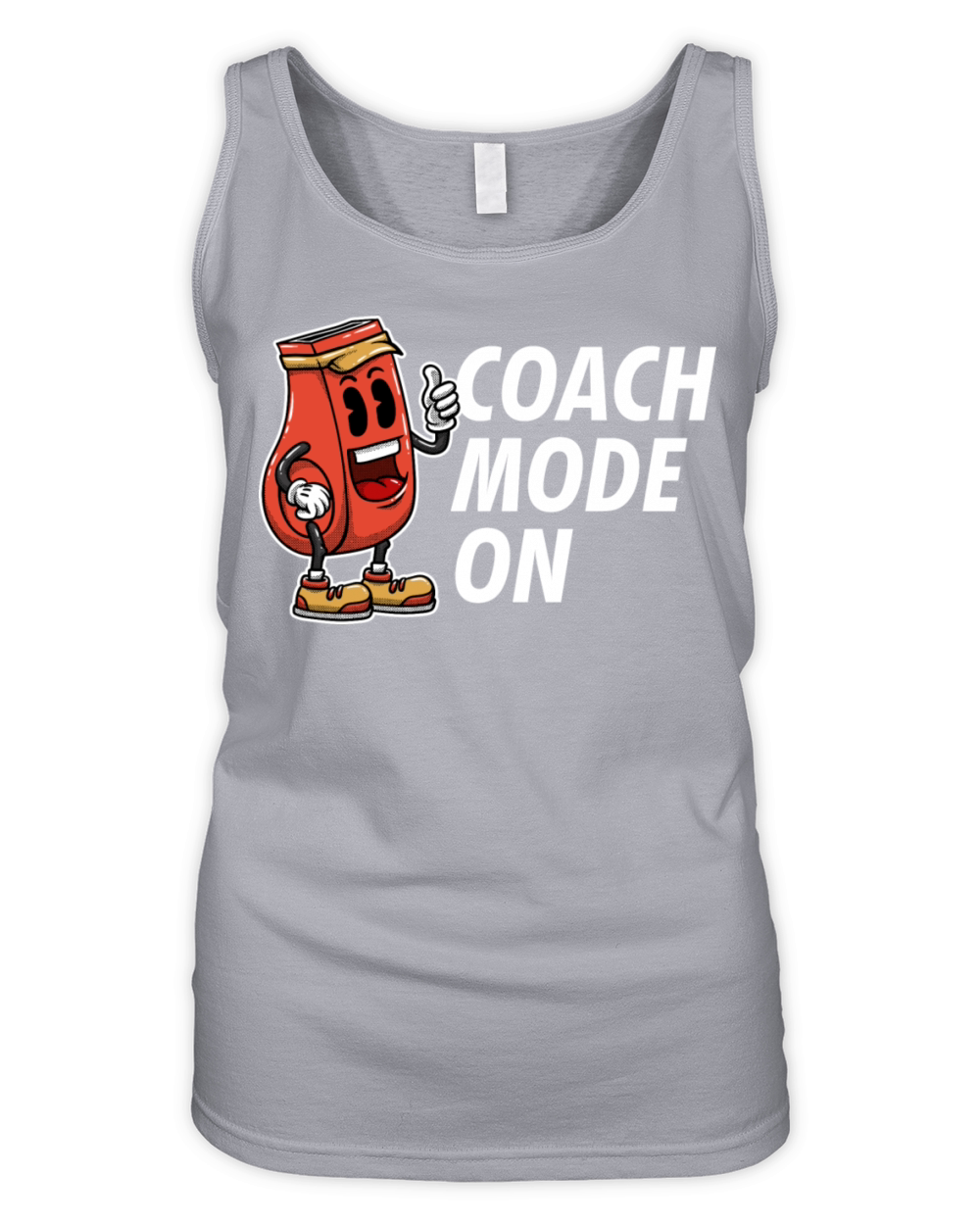 Coach Mode On Funny Coaching Humor Mentor Trainer Organic Women's Tank Top