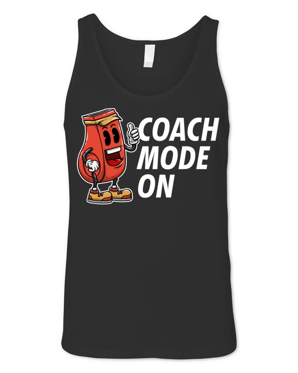 Coach Mode On Funny Coaching Humor Mentor Trainer Unisex Jersey Tank