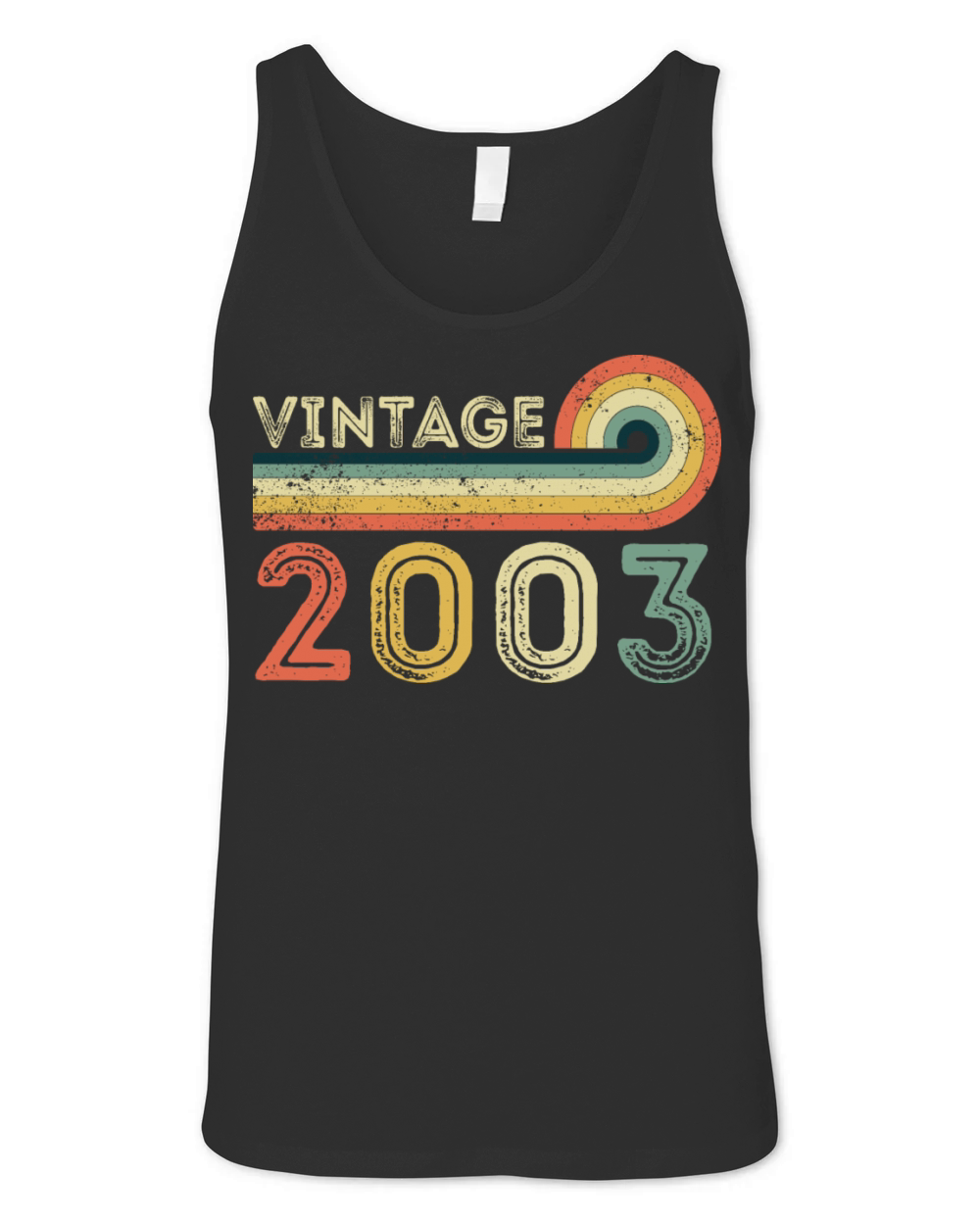 Vintage 2003 Born in 2003 Birthday Gift Unisex Jersey Tank