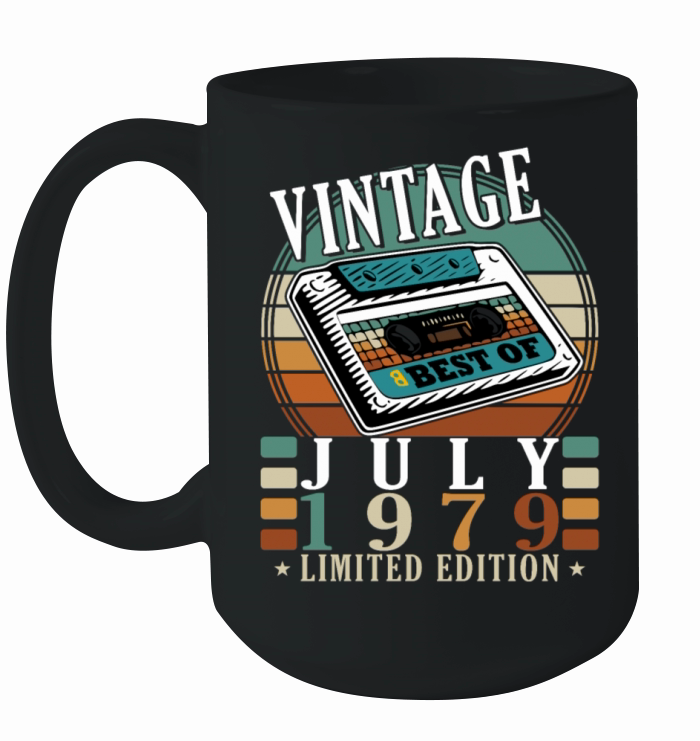 45th birthday 45 years July 1979 Ceramic Mug