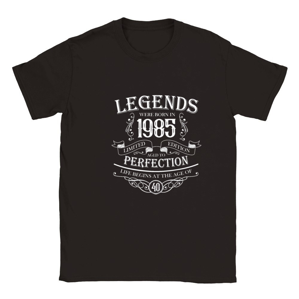 Born 1985 Aged to Perfection Vintage Classic Kids Crewneck T-shirt
