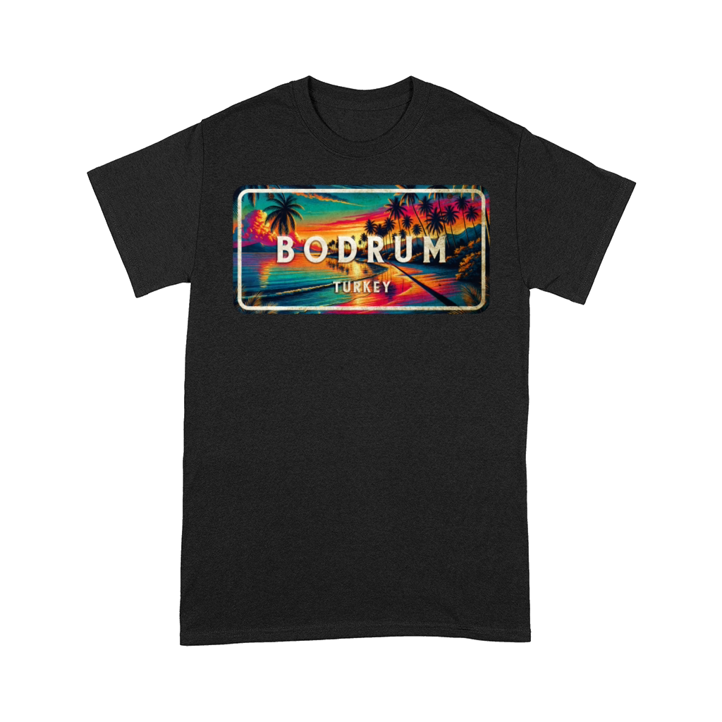 Bodrum Turkey vintage sunset sign Comfort T-shirt