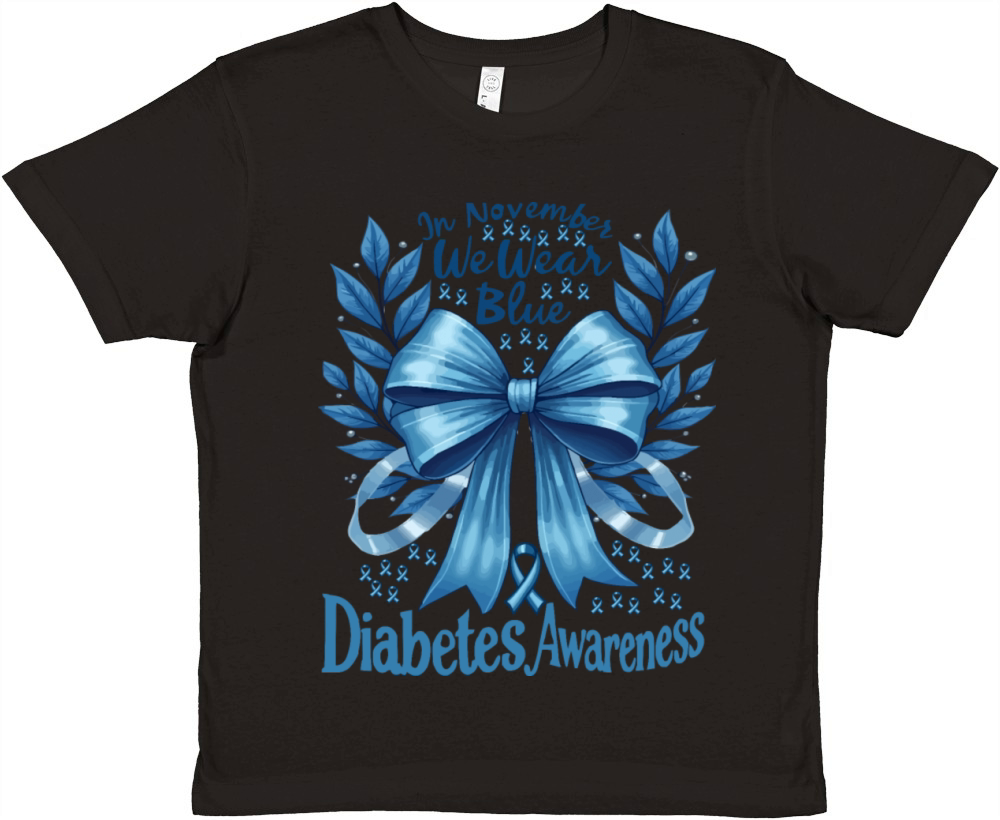 Diabetes Premium Kids Crewneck T-shirt