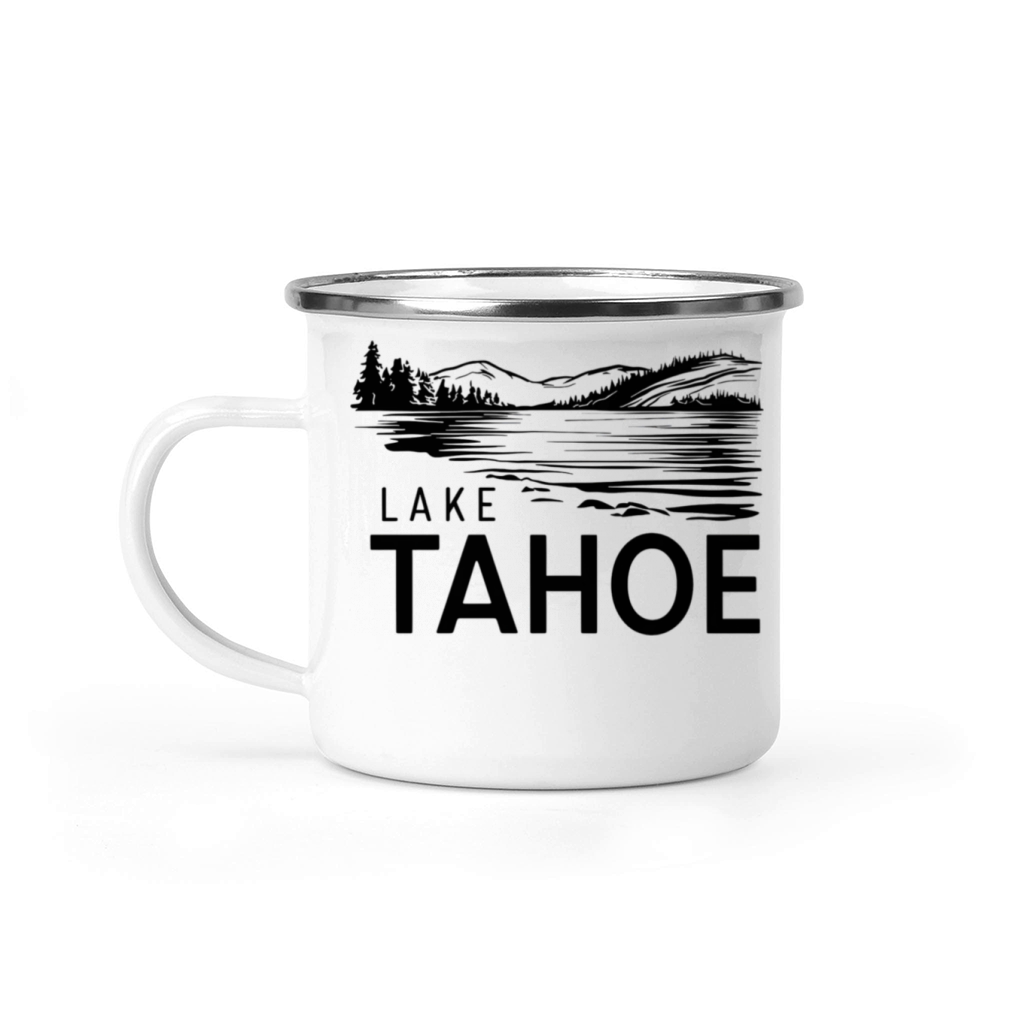 Lake Tahoe Camping Mug