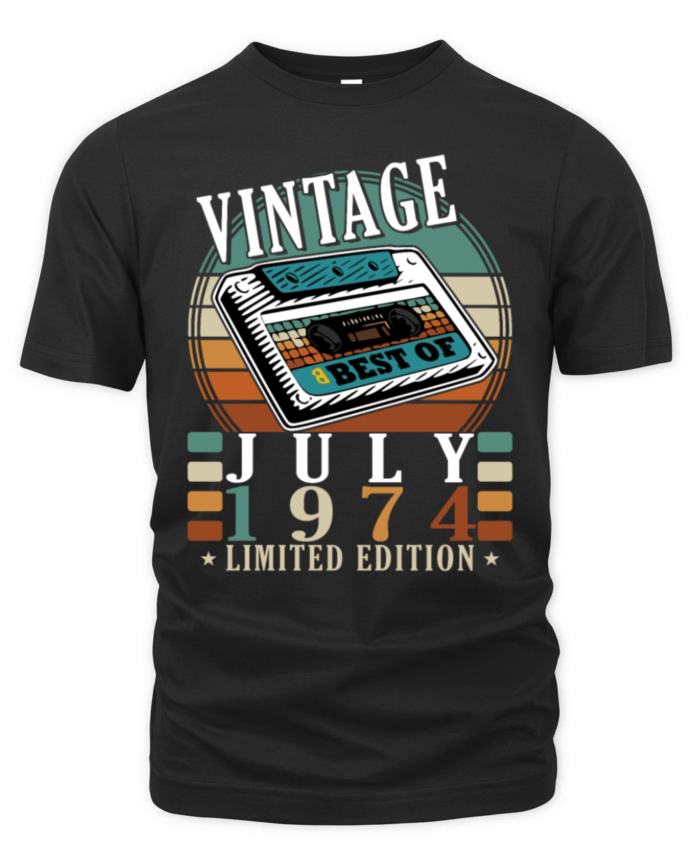 50th birthday 50 years July 1974 Organic Unisex T-shirt