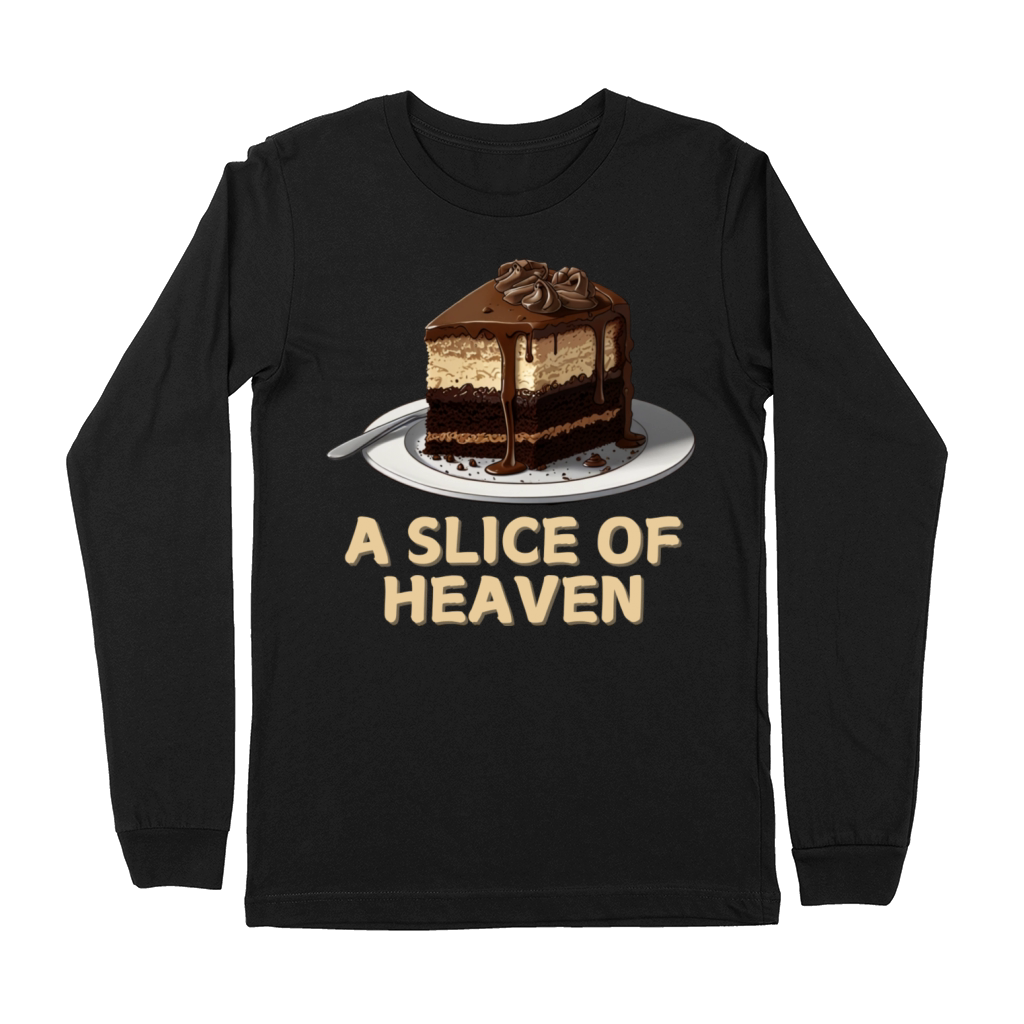 A Slice Of Heaven Cake Birthday Premium Long Sleeve
