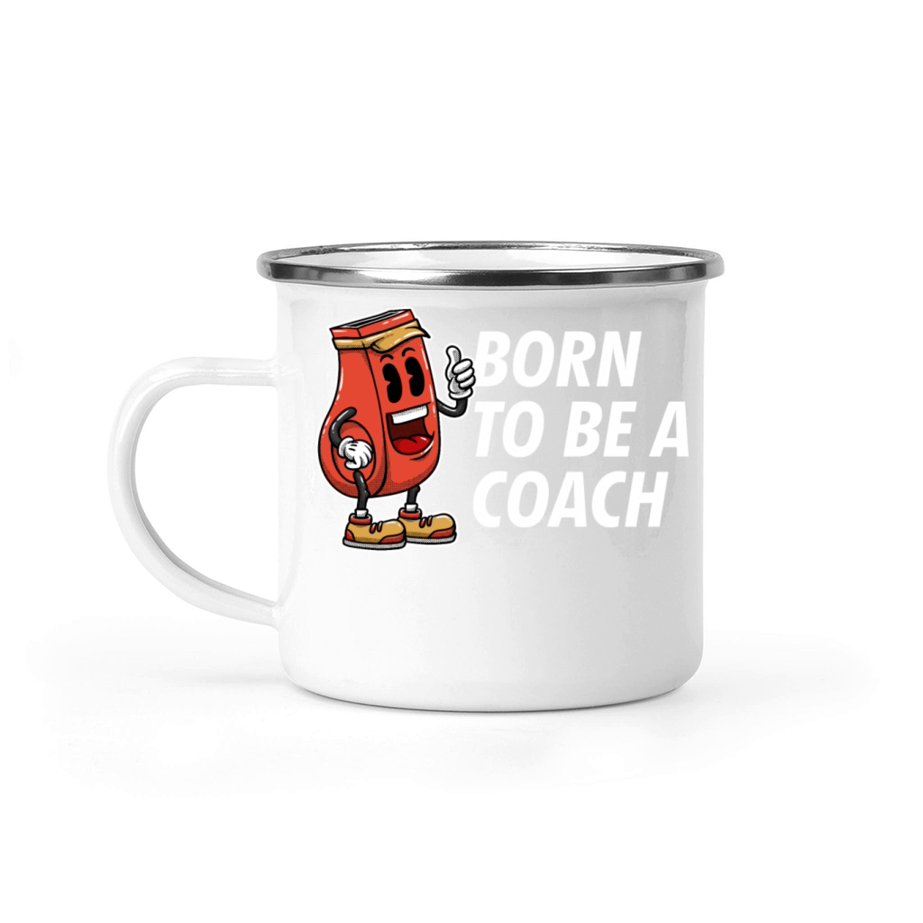 Born to Be a Coach Proud Coaching Honored Mentor Camping Mug