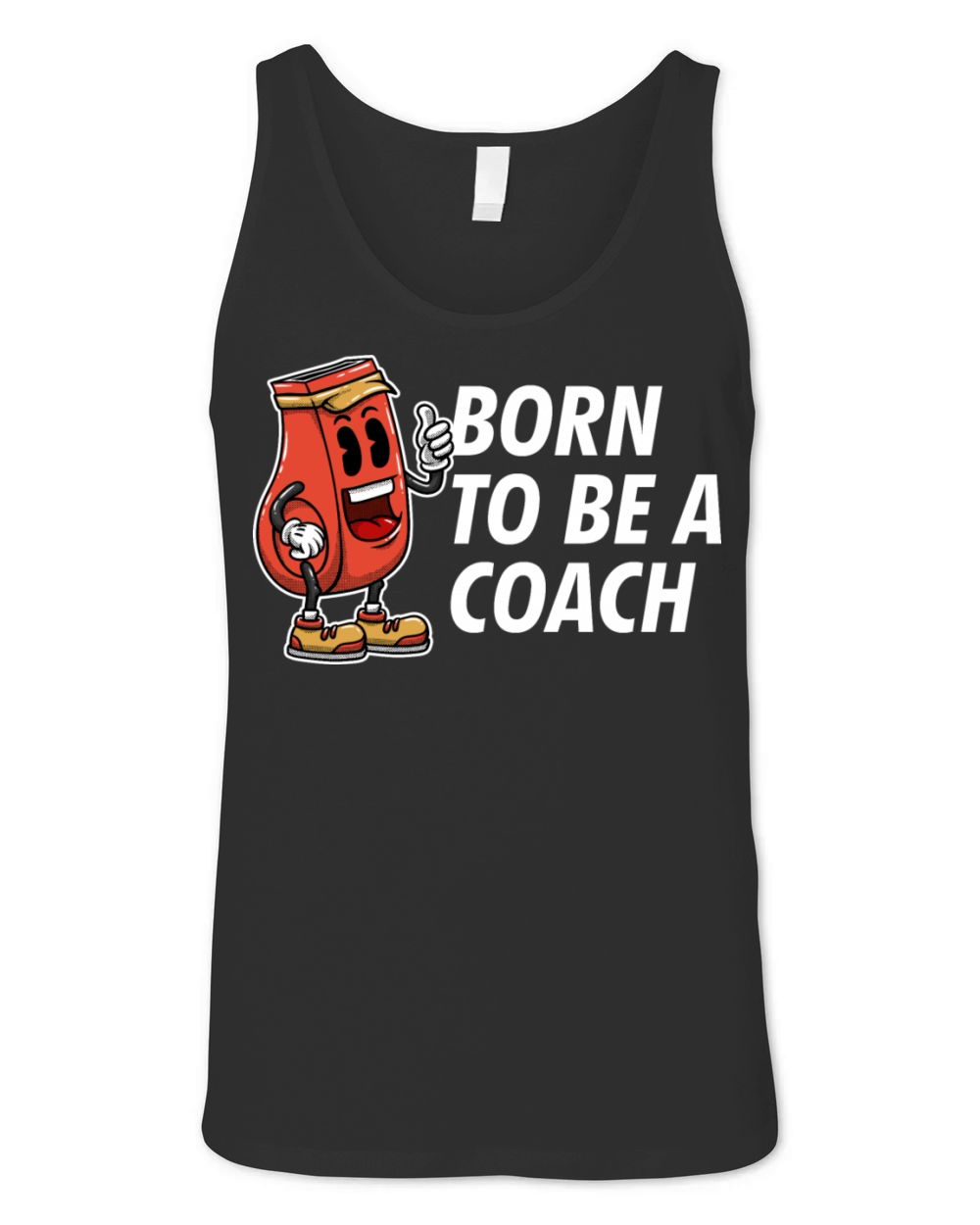 Born to Be a Coach Proud Coaching Honored Mentor Unisex Jersey Tank