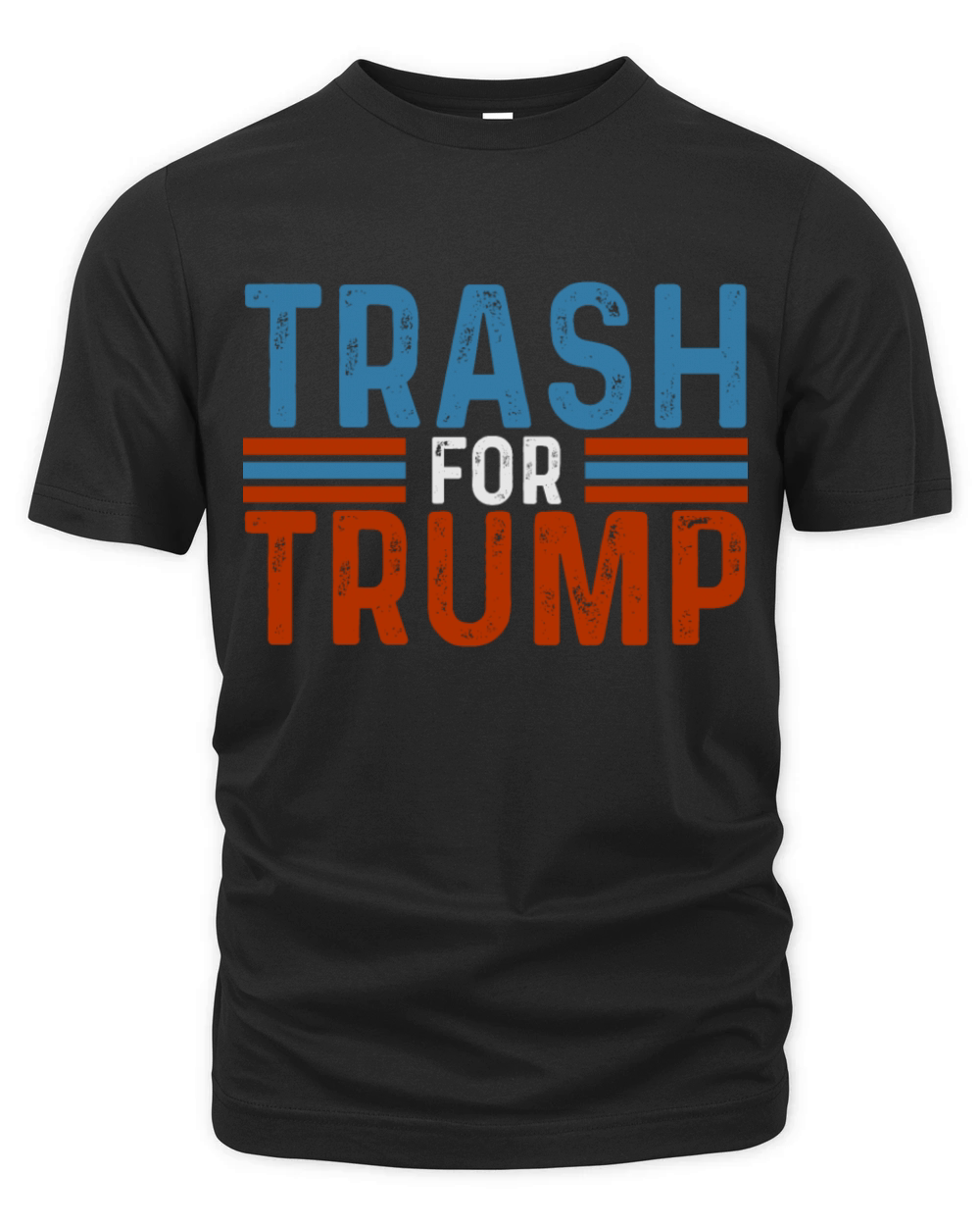 FUNNY VINTAGE TRASH FOR TRUMP ELECTION 2024 Organic Unisex T-shirt