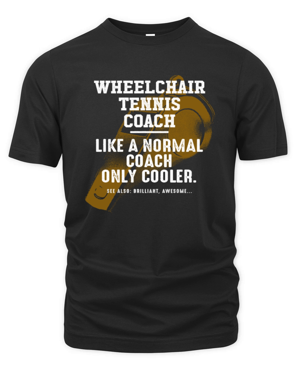 Wheelchair Tennis Coach Like a Normal Coach Tennis Organic Unisex T-shirt