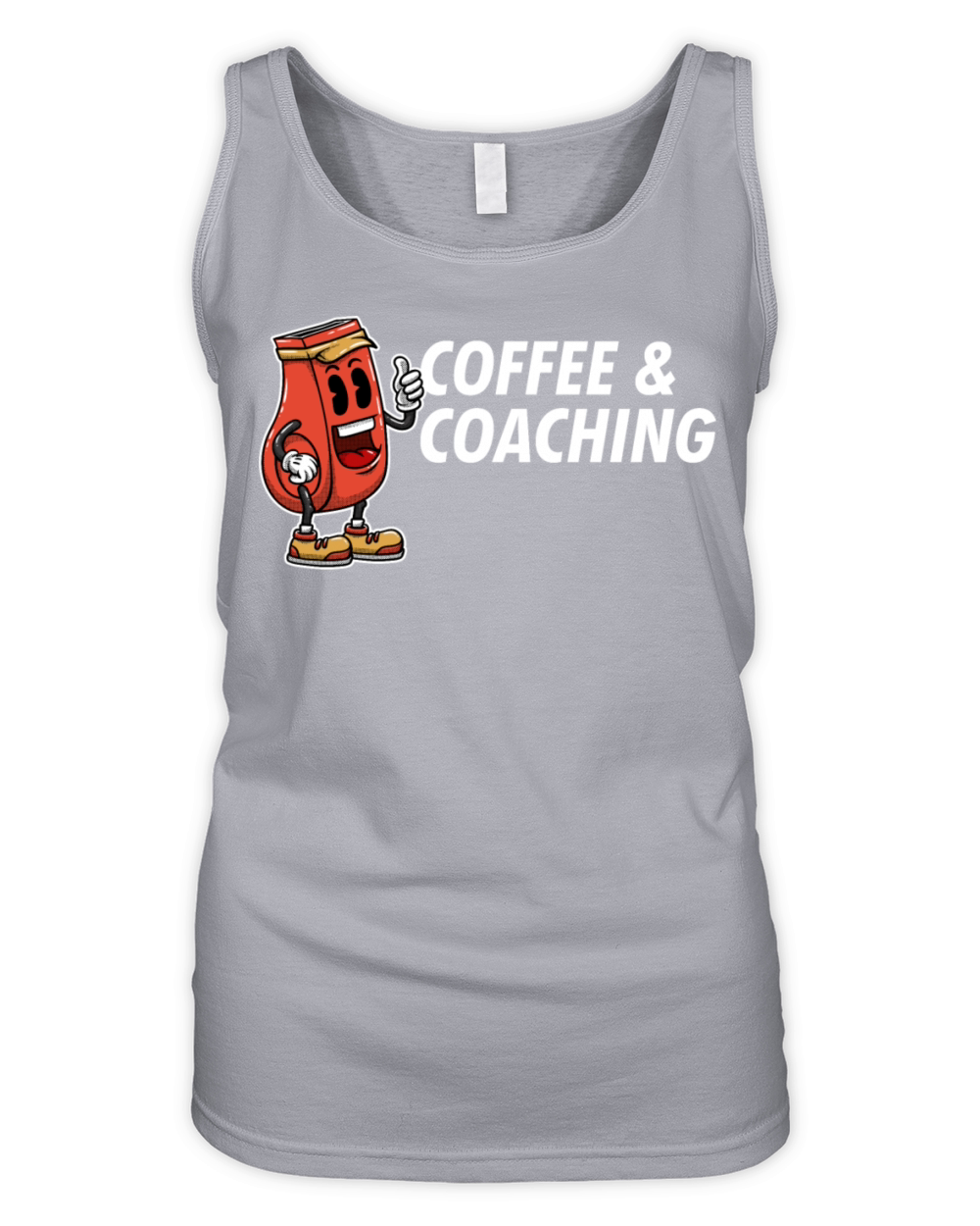 Coffee and Coaching Sayings Coach Quotes Mentor Co Organic Women's Tank Top