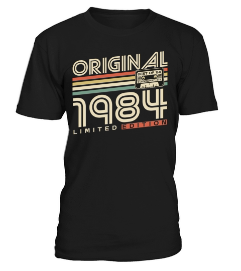 Born 1984 Vintage Retro 40th Birthday T-Shirt Unisex