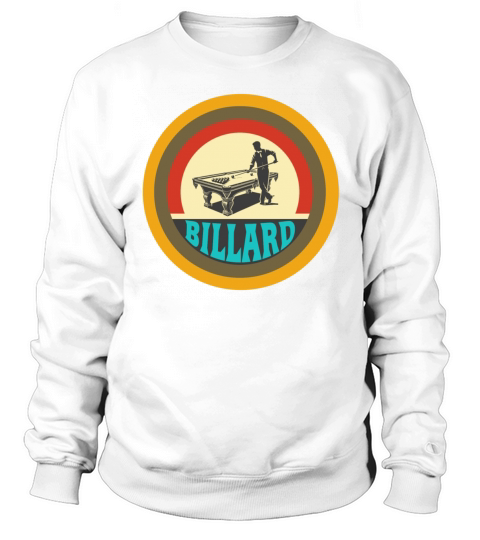 Vintage Design Billiard Sweatshirt Unisex