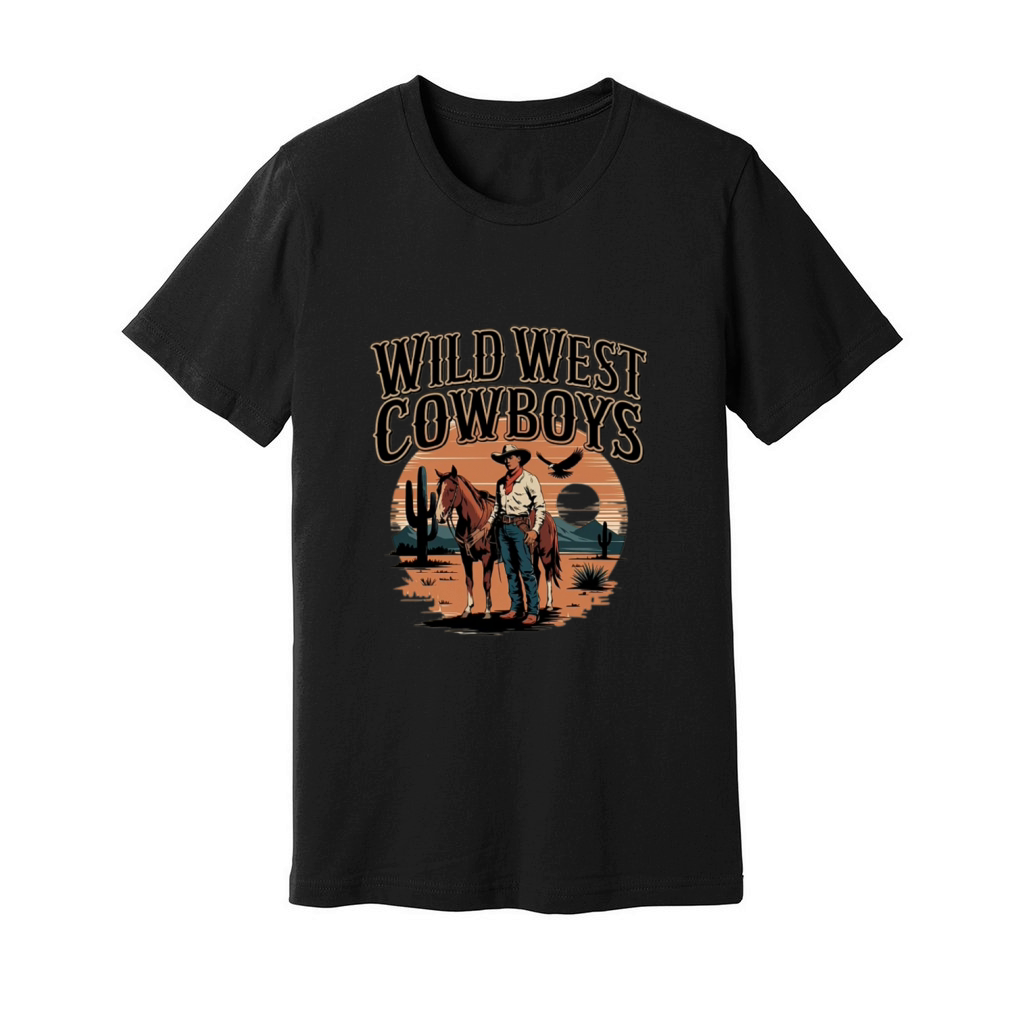 Wild West Cowboys Unisex Jersey Tee