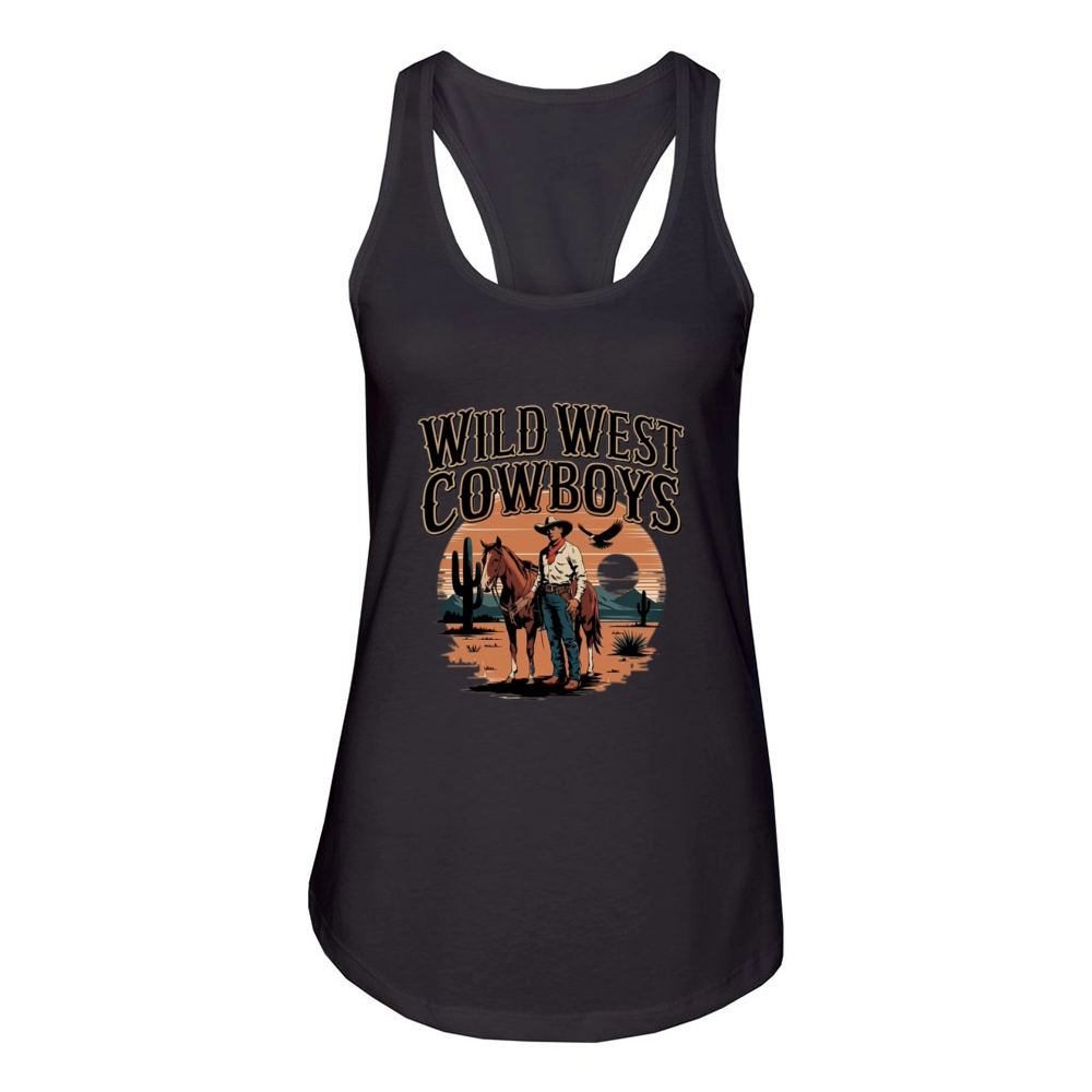 Wild West Cowboys Women's Racerback Tank