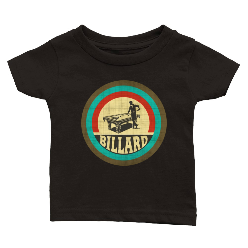 Vintage Design Billiard Classic Baby Crewneck T-shirt