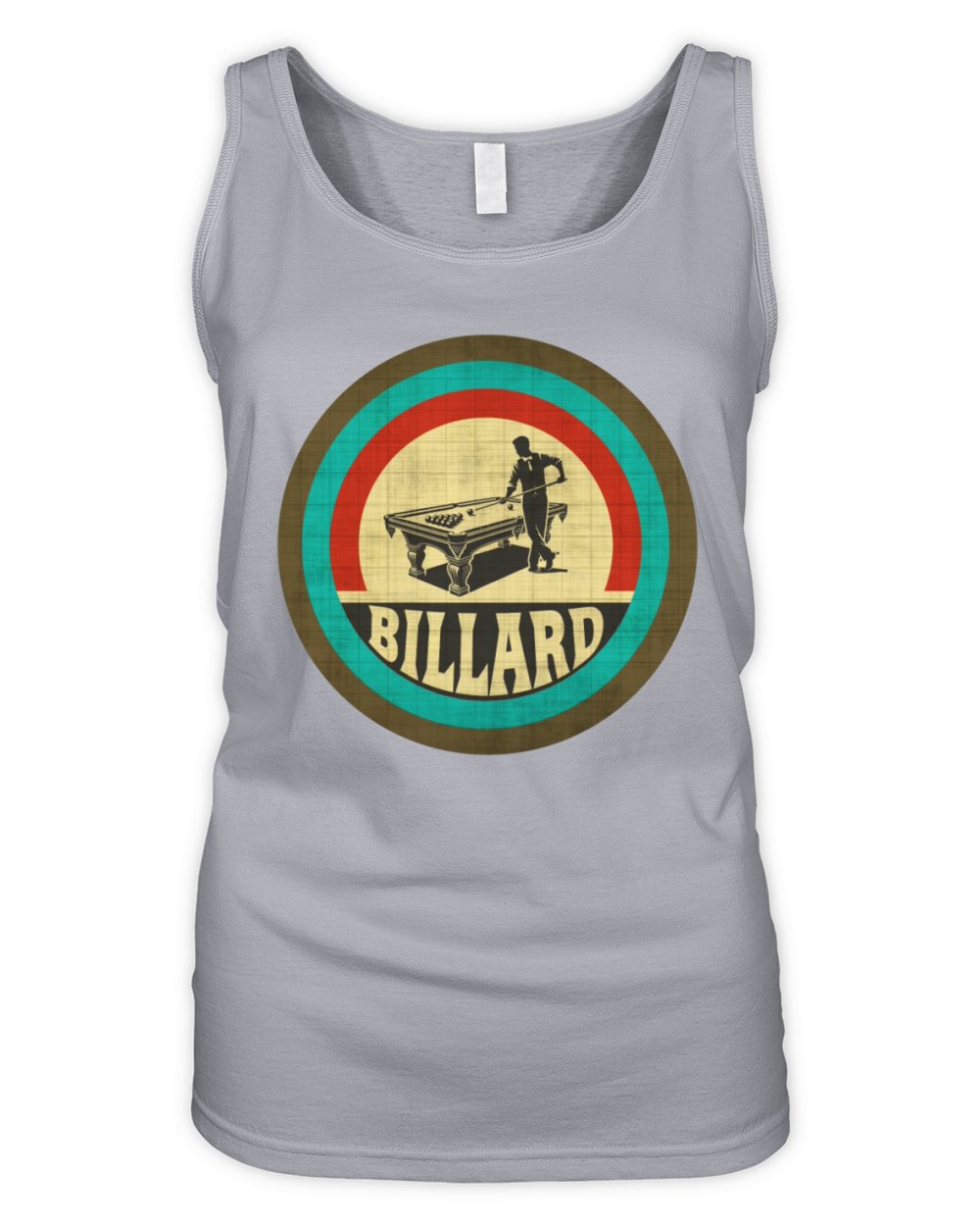 Vintage Design Billiard Organic Women's Tank Top