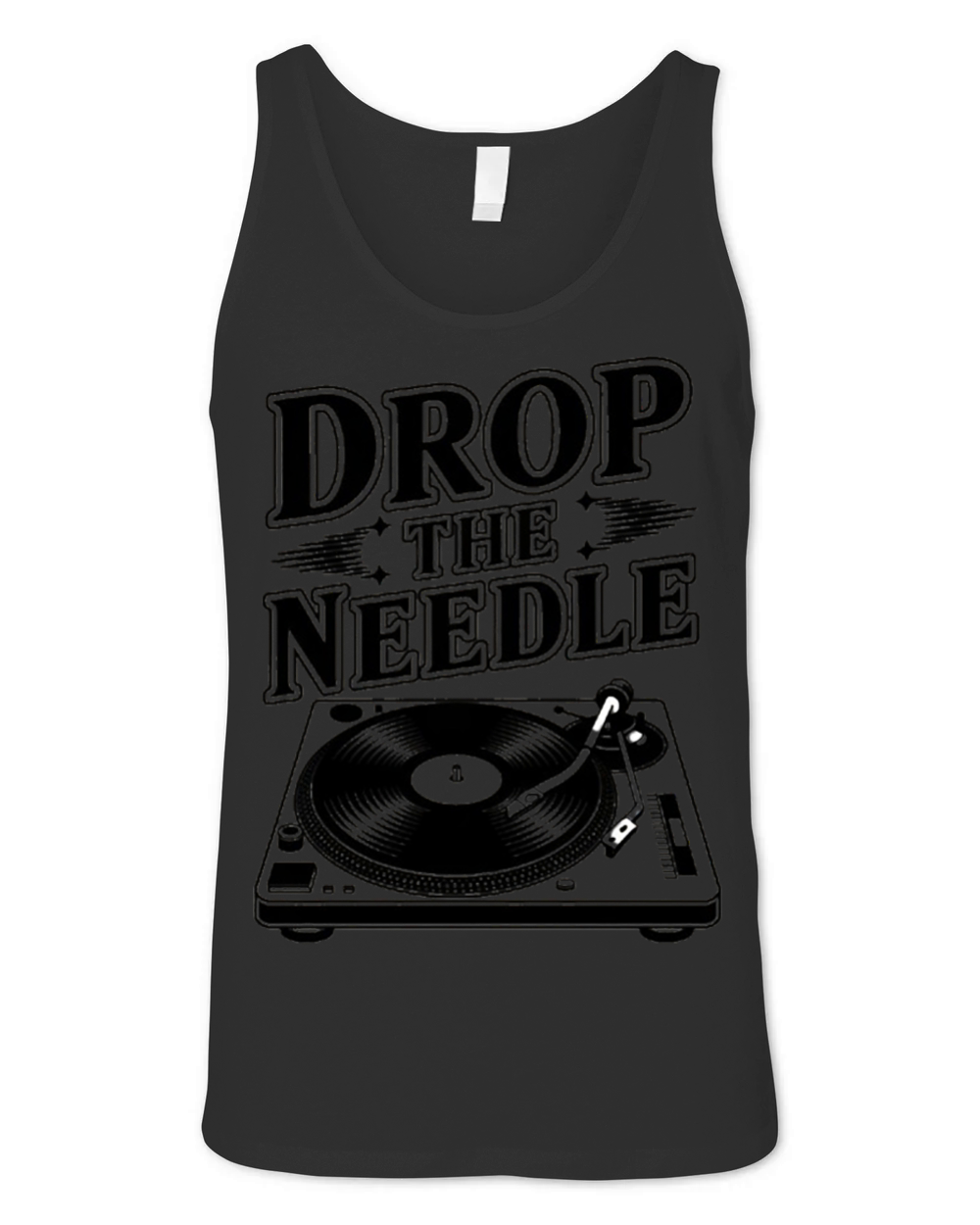 Drop The Needle Unisex Jersey Tank