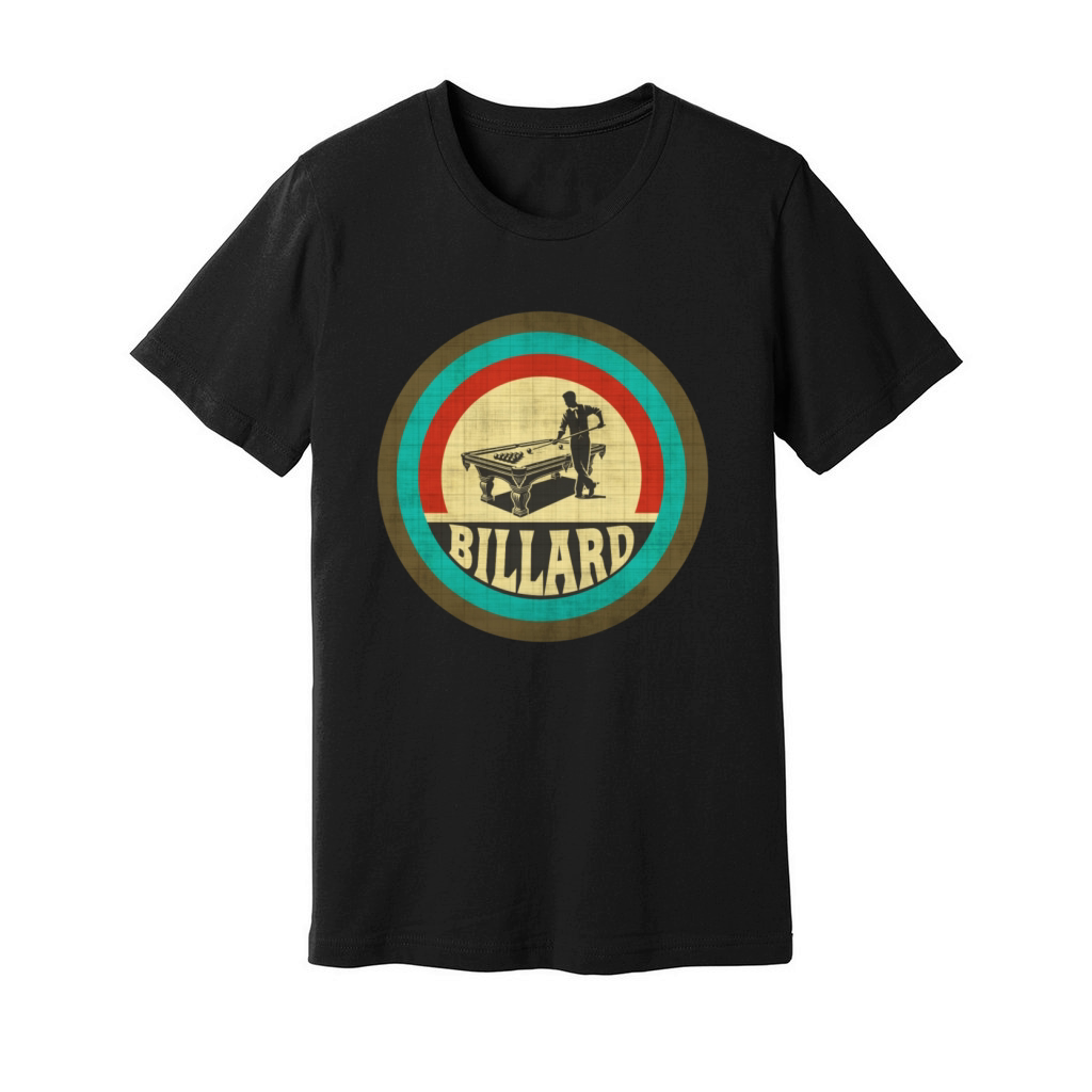 Vintage Design Billiard Unisex Jersey Tee