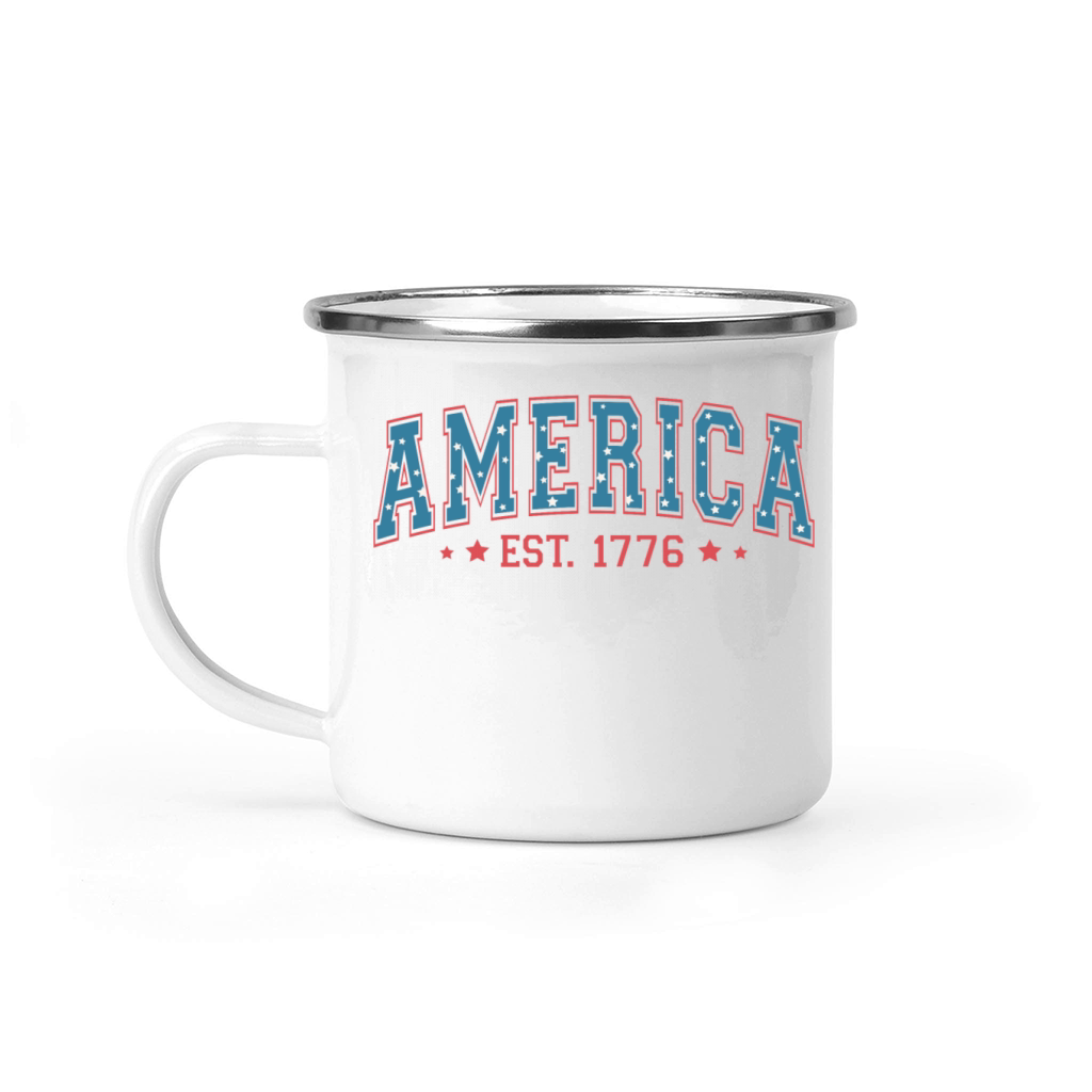 America Est 1776 Camping Mug