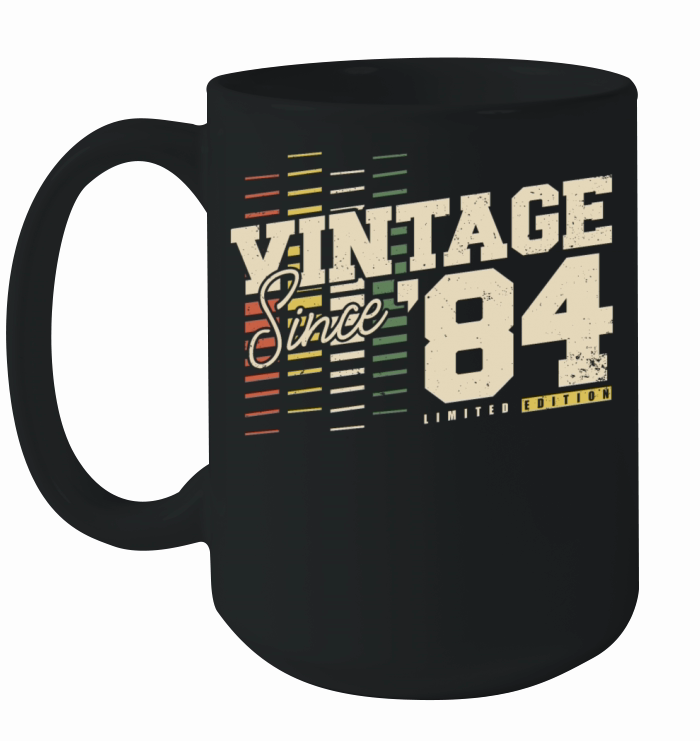Original 1984 Vintage Retro 40th Birthday Ceramic Mug