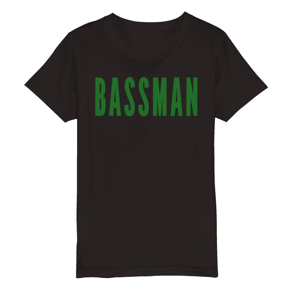 BASSMAN Organic Kids Crewneck T-shirt